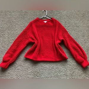 H&M Solid Red Women’s Sweater
